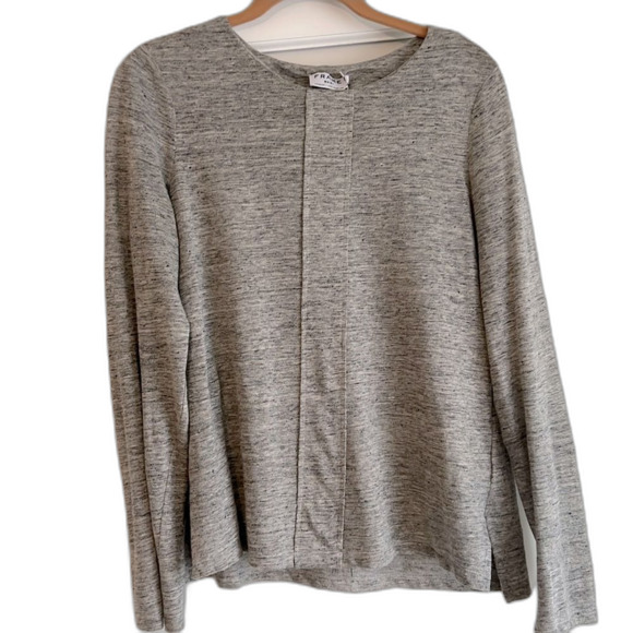 Sz S Frame Linen Heathered Gray T 21” P2P - Picture 1 of 7
